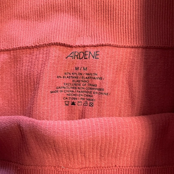 Ardene Terracotta Ribbed Leggings Size Medium - Picture 7 of 7